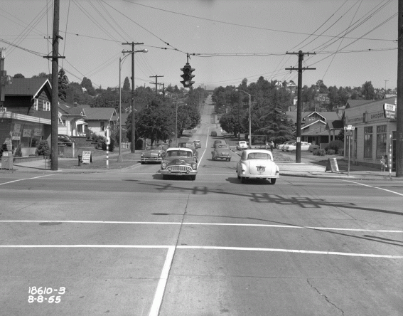 Market and 8th - Aug 1955